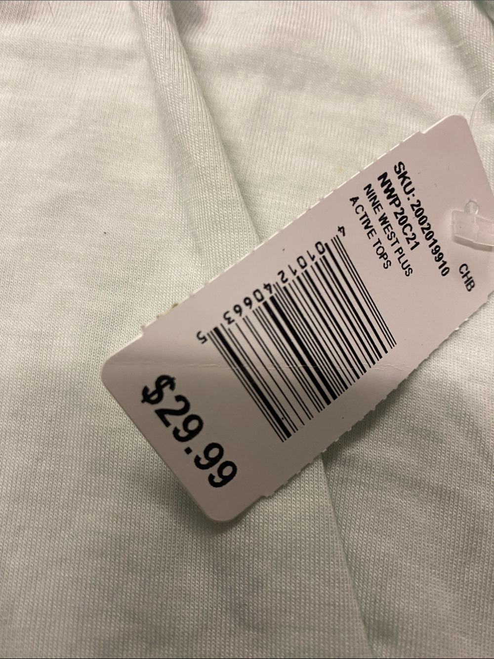 Mint Racerback Tank Top - Picture 2 of 3